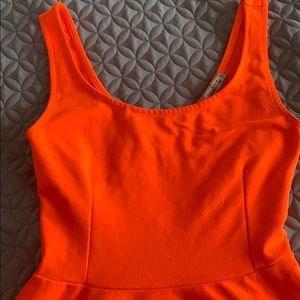 Gorgeous orange sun dress from Pull&Bear
